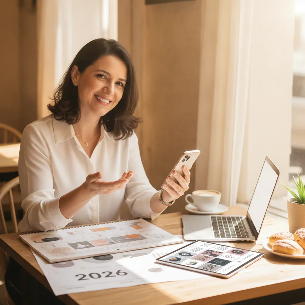 Calendário de datas comemorativas pra postar nas redes em 2026